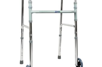 ASMOFIT Foldable Walker with Wheels – Lightweigh &hellip;