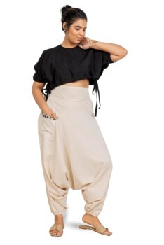 Aatman Free Size Eco-Friendly Aladdin Harem Pants  &hellip;