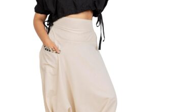 Aatman Free Size Eco-Friendly Aladdin Harem Pants  &hellip;