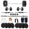BULLAR Home Gym Set, 8kg to 20kg with 3 Straight C &hellip;
