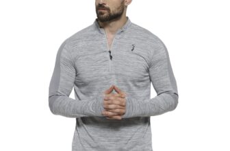 Campus Sutra Men’s Solid Grey Dri Fit Full S &hellip;