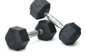 FitBox Sports Pro 10kg (5kg x 2) Hex Rubber Coated &hellip;