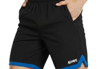 GYMIFIC Mens Sports Training Running Dry Fit Solid &hellip;