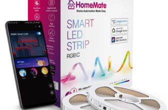 HomeMate RGBIC Dreamcolor LED Strip Lights, 32.8 f &hellip;