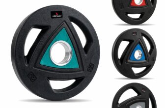 LEEWAY Olympic Plates Set 50kg | 51mm Standard Hol &hellip;