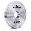 Leeway Calibrated Steel Weight Plates (2.5kg x 2)  &hellip;