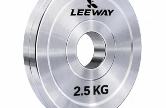 Leeway Calibrated Steel Weight Plates (2.5kg x 2)  &hellip;