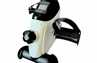 Mini Exercise Bike with LCD Monitor, Adjustable Re &hellip;