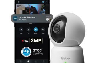 Qubo Smart 360° 3MP [2K] CCTV Camera | Wi-Fi Indo &hellip;