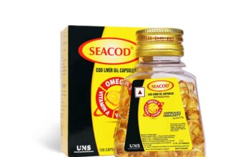 Seacod Cod Fish Liver Oil 100 softgel Capsules Wit &hellip;