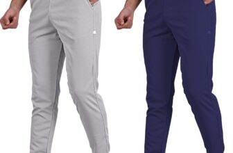 Septem Men’s Cotton Blend Track Pants for Ac &hellip;