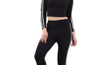 Soild Full Sleeve Striped | Round Neck Tracksuit F &hellip;