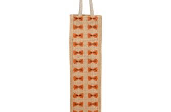 TOTEL Jute Water Bottle Bag (10x10x36 cm) with Stu &hellip;