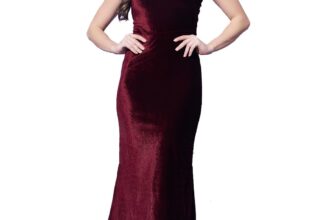 Vaararo Velvet Sleeveless Maxi Dress for Women | F &hellip;