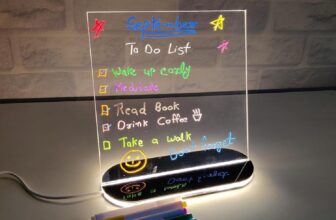 Zesta 3D Acrylic Writing Pad with LED Light & &hellip;