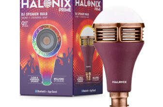 HALONIX Prime DJ Speaker 9W Base-B22 Millions Colo &hellip;