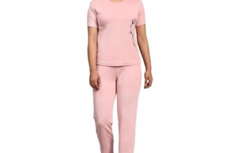 ALISBA Women’s Cotton Tracksuit Set with Rou &hellip;