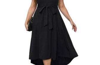 C4D Women Plus Size V-Neck High-Low Maxi Maxi Gown &hellip;