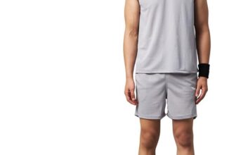 Chrome & Coral Men Grey Sleeveless Sports Gym &hellip;