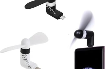 Combo of 2 Pcs. Mini Type-C F an M ini Fan 2-Blade &hellip;