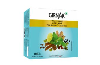 Girnar Detox Green Tea (Desi Kahwa) (100 Tea Bags)