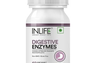 INLIFE Digestive Enzymes, Lactase Protease Lipase  &hellip;