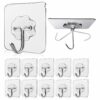 JIALTO Adhesive Hooks, Heavy Duty 5 kg Wall Hooks, &hellip;