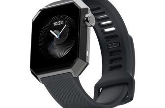 Layers Anarc Smart Watch–1.85” AMOLED Octagona &hellip;