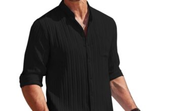 Leriya Fashion Shirt for Man Textured Shirts for M &hellip;