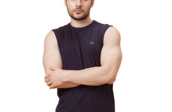 Men’s Gym Vest – Bamboo & Cotton, Odour-F &hellip;