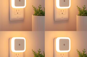 Panca Night Lamp for Bedroom 4PCS Smart Sensor LED &hellip;