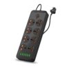 Portronics Power Plate 7 with 6 USB Port + 8 Power &hellip;