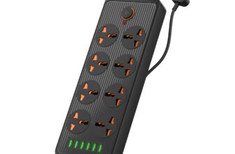 Portronics Power Plate 7 with 6 USB Port + 8 Power &hellip;