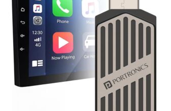 Portronics Tune, 2-in-1 Wireless Car Receiver, Con &hellip;