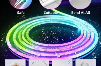 SEVENSPACE 5M Smart RGB Neon LED Strip Lights | Ap &hellip;