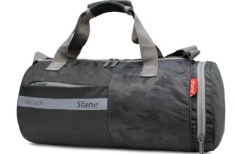 Sfane Black H20 Gym Bags for Men with Separate Sho &hellip;