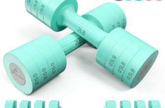 Sportneer Adjustable Dumbbells Set Home Gym, 0.9/1 &hellip;