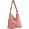 TrendCraft Large Size Canvas Shoulder Bag Hobo Cro &hellip;