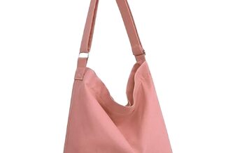 TrendCraft Large Size Canvas Shoulder Bag Hobo Cro &hellip;