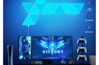 Triangular Wall Light Panels, Smart RGBIC Lights f &hellip;
