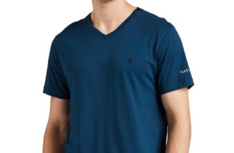 Van Heusen Men Athleisure V-Neck T-Shirt – 1 &hellip;
