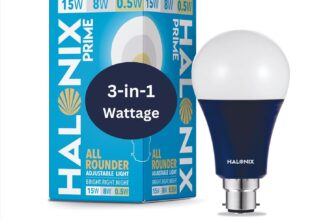 Halonix All Rounder Base B22D 15W,8W,0.5W Multi Wa &hellip;