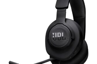 JBL Quantum 100M2 Wired Gaming Headphones, Support &hellip;