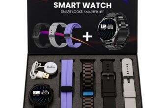 PunnkFunnk H20 Black Dial Smart Watch Combo 1.49&# &hellip;