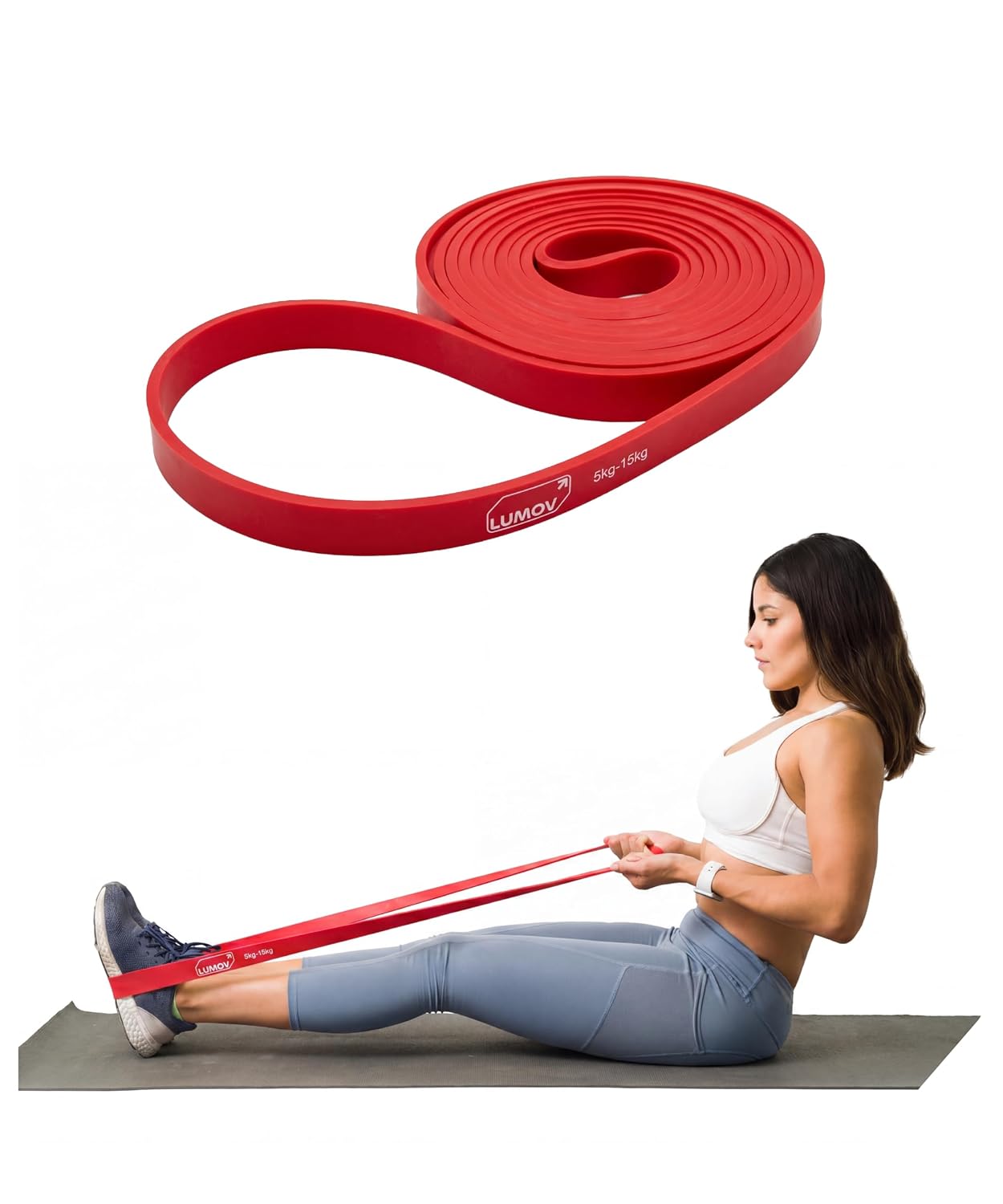 Resistance Band for Workout & Stretching, Exe &hellip;