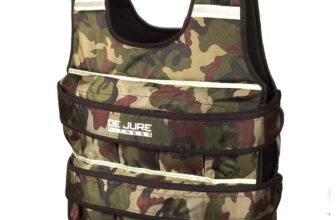 De Jure Fitness Adjustable Weighted Vest Jacket 15 &hellip;
