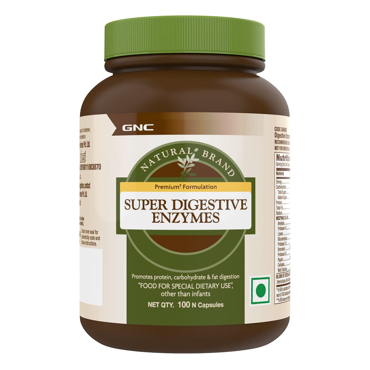 GNC Super Digestive Enzymes | 100 Veg Capsules | P &hellip;