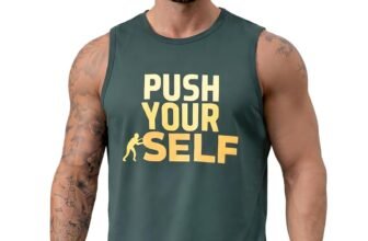 CHKOKKO Men’s Dry Fit Sleeveless Gym Vest Ta &hellip;