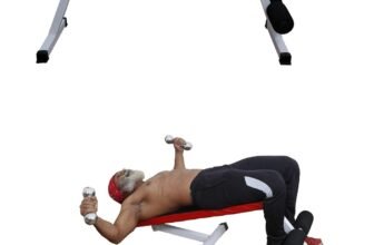 Folding Heavy Duty Exercise Flat Bench for Weight  &hellip;