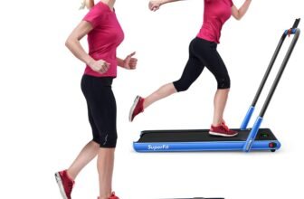 GYMAX Walking Pad, 2 in 1 Free Installation Under  &hellip;